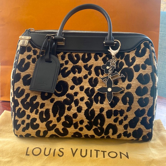 Louis Vuitton Leopard Print Speedy30 Stephen Sprouse collection 🖤🤎 - Picture 7 of 17